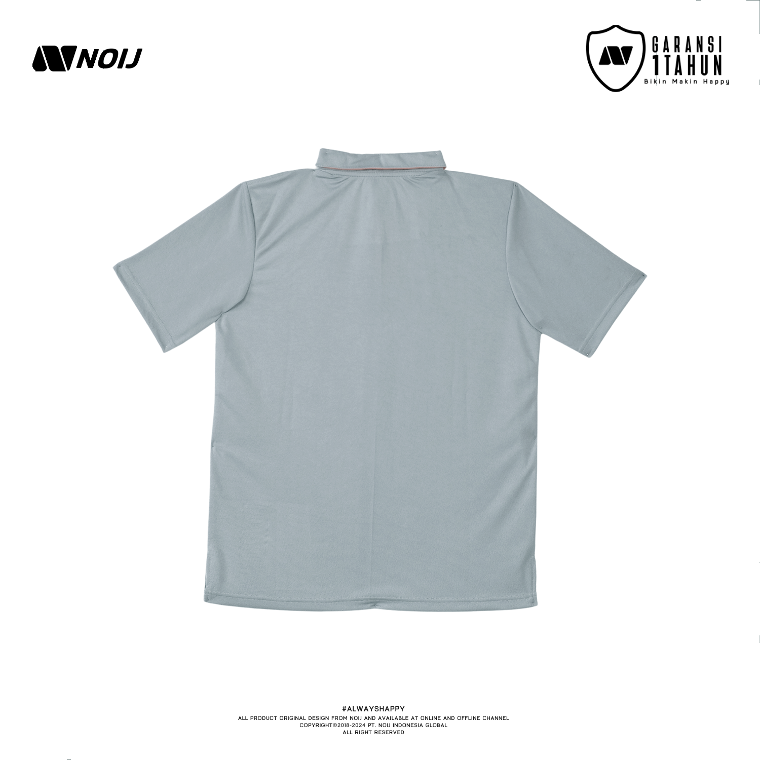 NOIJ JERSEY POLO BASIC 2.0 - GREY