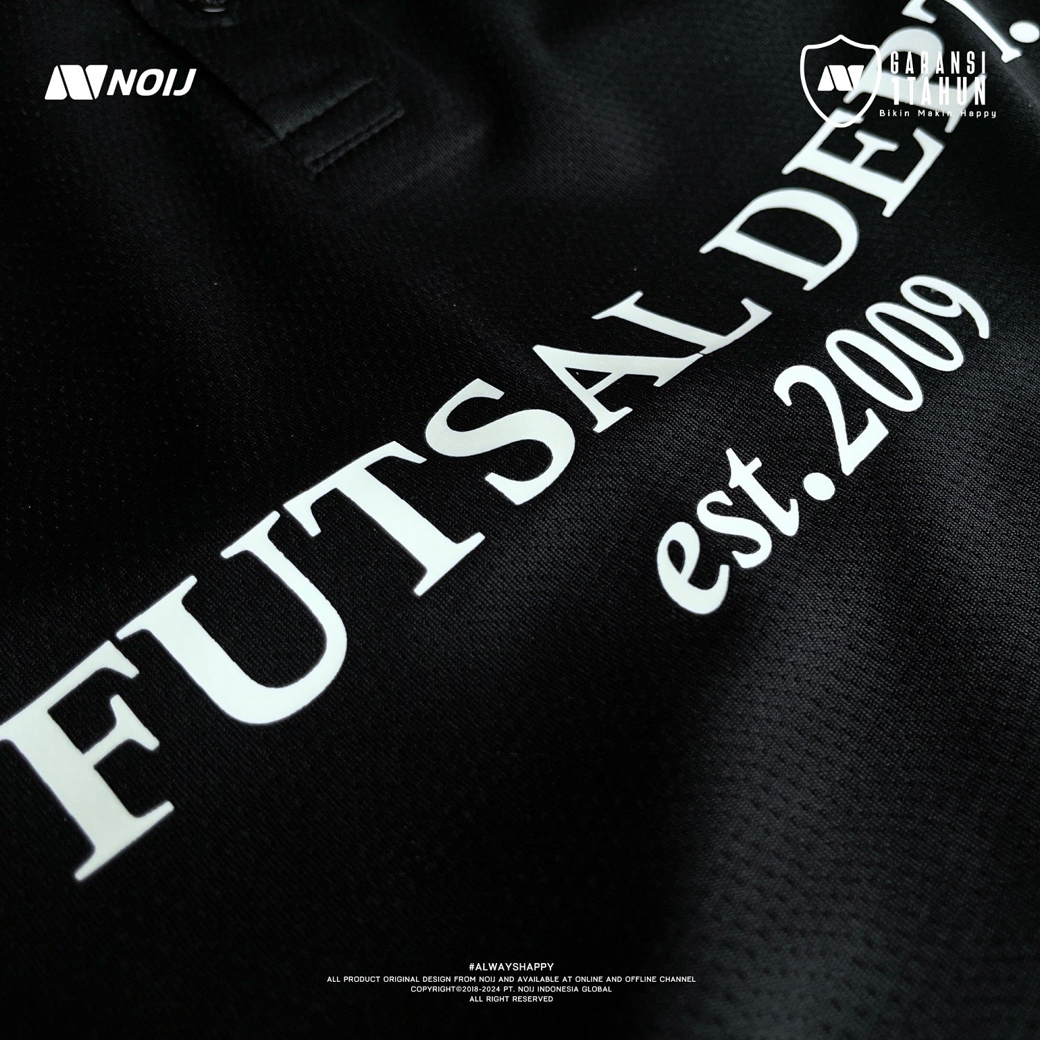 Noij Polo Casual BTS Bloke Core 24/25-Black