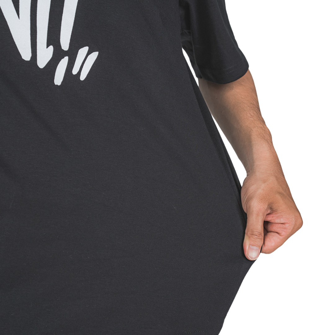 NOIJ T-shirt Kaos Oversize BTS WANI - Black