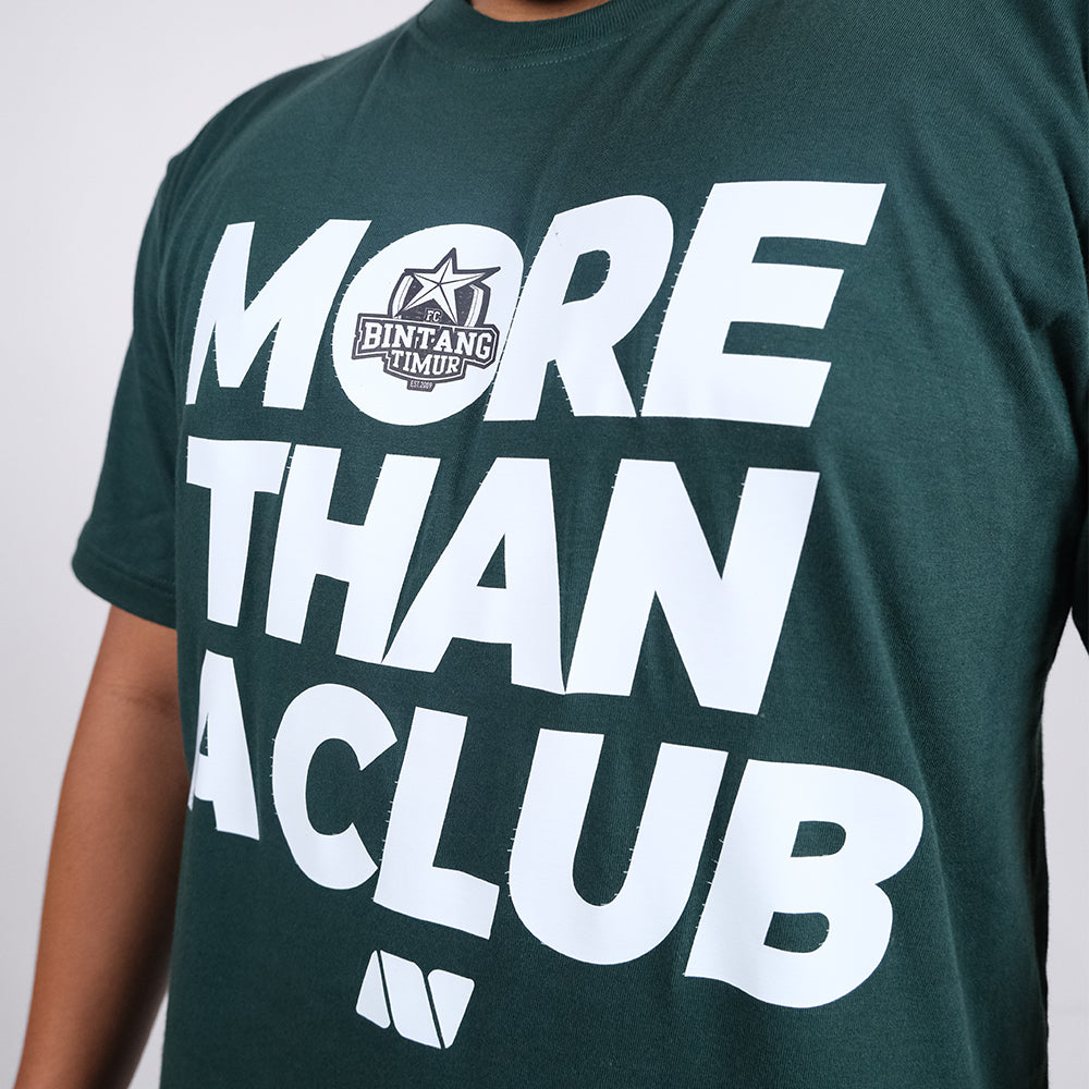 NOIJ KAOS TSHIRT MORE THAN CLUB - GREEN